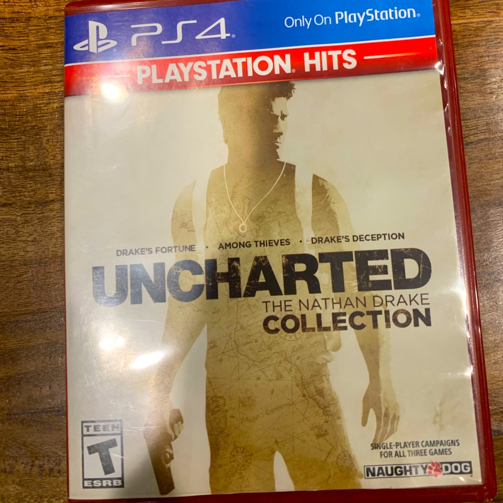 Uncharted collection ps4 game!!